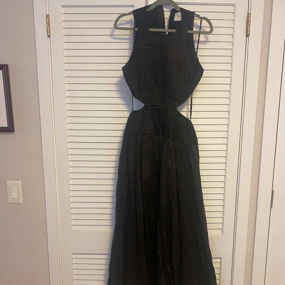 Aje cutout wedding guest dress